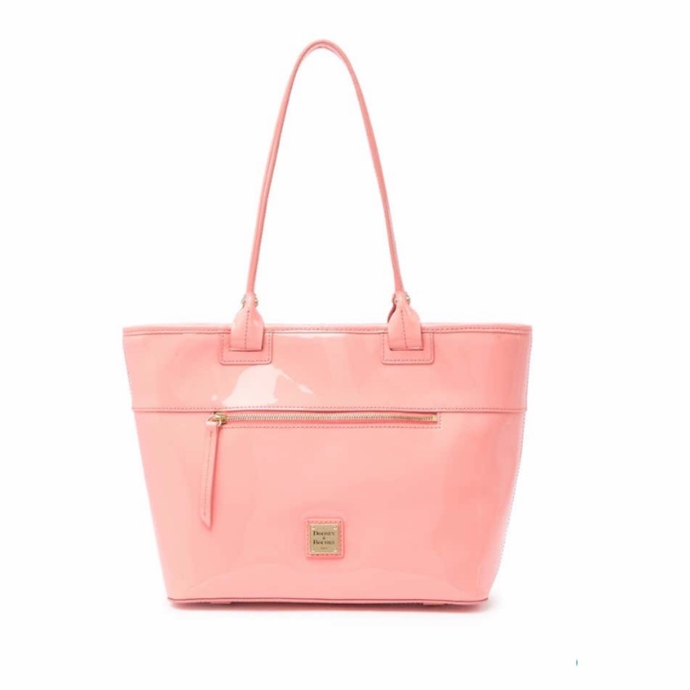 Dooney & Bourke Patent Leather Zip Tote - Picture 3 of 16